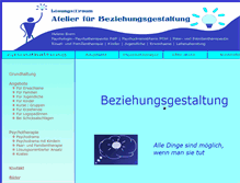Tablet Screenshot of beziehungsgestaltung.ch